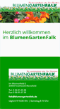 Mobile Screenshot of blumengartenfalk.de