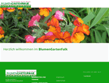 Tablet Screenshot of blumengartenfalk.de